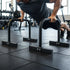 Steel Parallette Bars for Push Ups, Dips & Calisthenics Home Strength Training