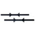 45cm - 1 Pair Dumbbell Bar 25mm Diameter - PVC Coated Dumbell Handle