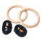 Wooden Gymnastic Rings Olympic Gym Strength Training