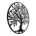 Black Tree of Life Wall Art Hanging Metal Iron Sculpture Garden 60cm