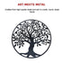 Black Tree of Life Wall Art Hanging Metal Iron Sculpture Garden 60cm
