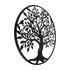 Black Tree of Life Wall Art Hanging Metal Iron Sculpture Garden 99cm