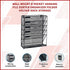 Wall Mount 6 Pocket Hanging File Sorter Organizer Folder Holder Rack Storage