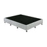 Palermo Queen Ensemble Bed Base Platinum Light Grey Linen Fabric