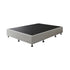 Palermo Queen Ensemble Bed Base Platinum Light Grey Linen Fabric