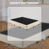 Palermo Queen Ensemble Bed Base Platinum Natural Sand Linen Fabric
