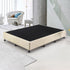 Queen Ensemble Bed Base Platinum Natural Sand Linen Fabric