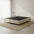 Palermo King Single Ensemble Bed Base Platinum Natural Sand Linen Fabric