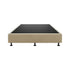 Palermo King Single Ensemble Bed Base Platinum Natural Sand Linen Fabric