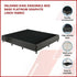 Palermo King Ensemble Bed Base Platinum Graphite Linen Fabric
