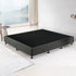 King Ensemble Bed Base Platinum Graphite Linen Fabric