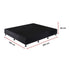 Palermo King Ensemble Bed Base Midnight Black Linen Fabric