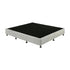 Palermo King Ensemble Bed Base Platinum Light Grey Linen Fabric