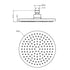 200mm Shower Head Round Chrome Showerhead