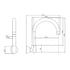 High Reach Swivel Wall Kitchen Laundry Bath Basin Spout