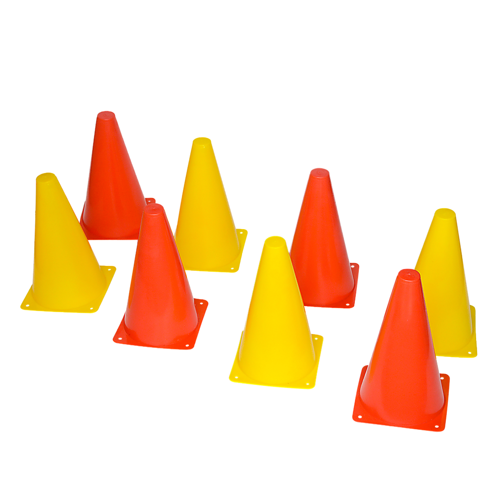 230mm Training Cones Set Witches Hat Football Soccer Rug Traffic