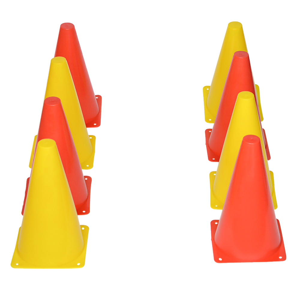 230mm Training Cones Set Witches Hat Football Soccer Rug Traffic