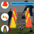 230mm Training Cones Set Witches Hat Football Soccer Rug Traffic