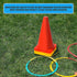 230mm Training Cones Set Witches Hat Football Soccer Rug Traffic