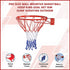 Pro Size Wall Mounted Basketball Hoop Ring Goal Net Rim Dunk Shooting Outdoor