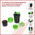 2x Protein Shaker Bottle Set – 3-in-1 Smart Blender Mixer Cup for Gym & Fitness