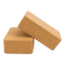 2 x Cork Yoga Block Organic Yoga Prop Accessory Exercise Brick