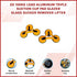 2x 150kg Load Aluminum Triple Suction Cup Pad Glazer Glass Sucker Remover Lifter
