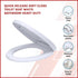 Quick Release Soft Close Toilet Seat White Bathroom Heavy Duty