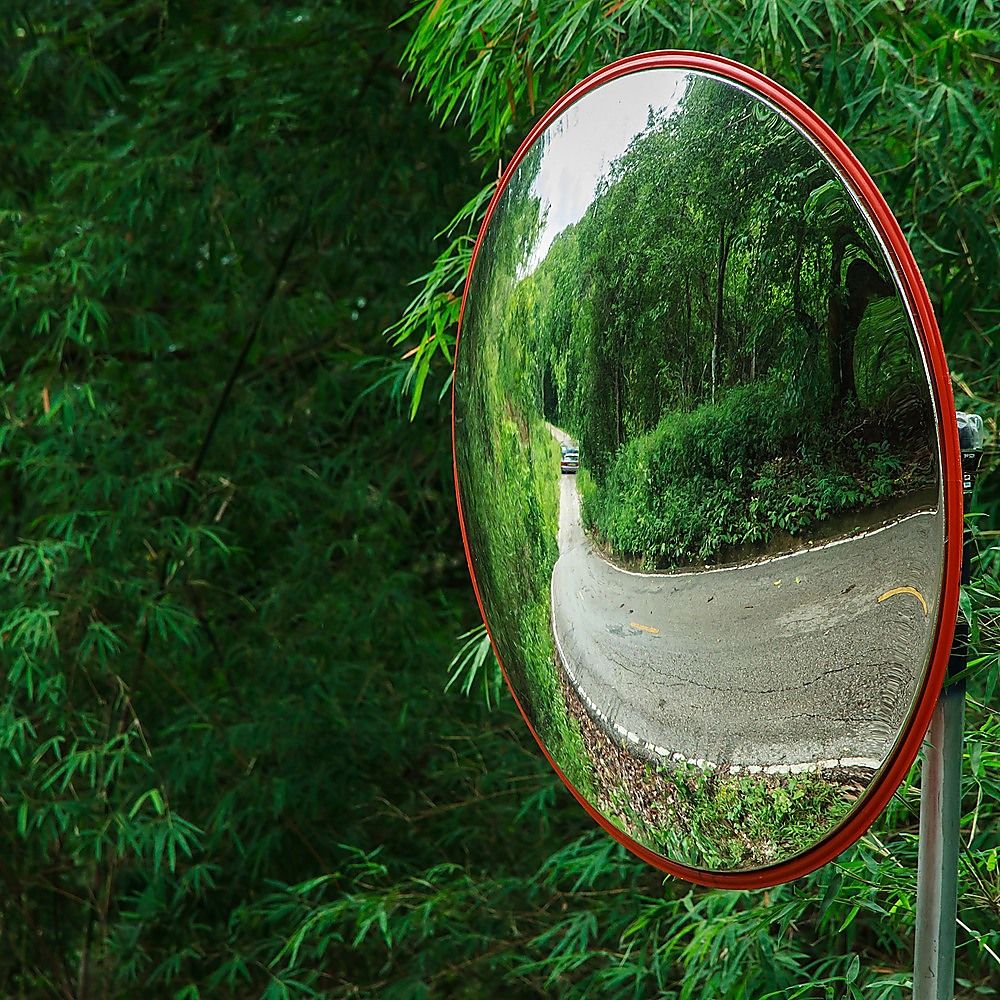 60cm Convex Traffic Safety Mirror Wide Angle for Driveway, Car Park & Security