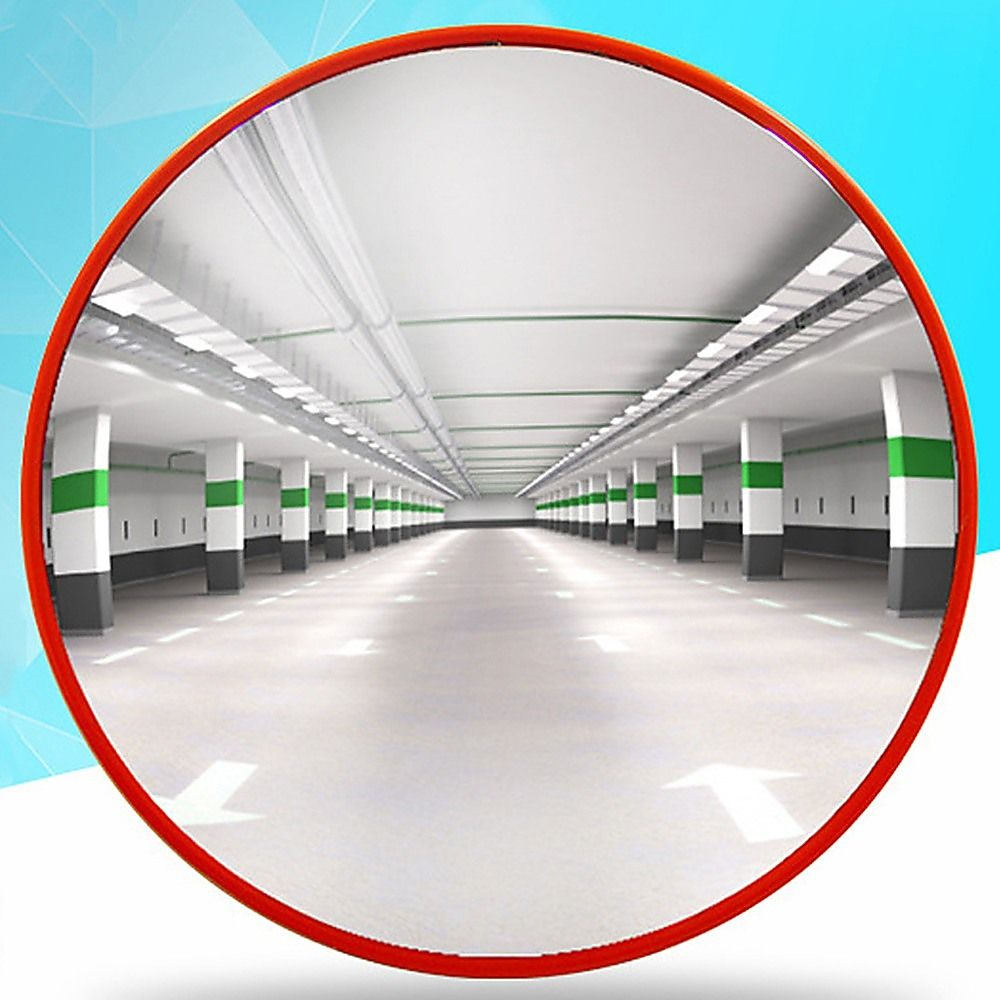60cm Convex Traffic Safety Mirror Wide Angle for Driveway, Car Park & Security