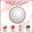 60cm Convex Traffic Safety Mirror Wide Angle for Driveway, Car Park & Security