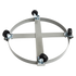 Drum Dolly 450kg 55 Gallon w Swivel Casters Heavy Duty Steel Frame Non Tipping
