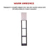 Shelf Floor Lamp - Shade Diffused Light Source with Open-Box Shelves