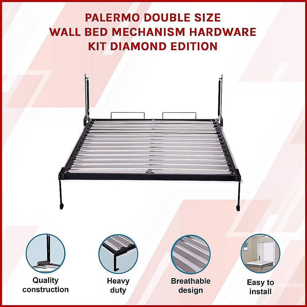 Palermo Double Size Wall Bed Mechanism Hardware Kit Diamond Edition