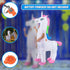 Giant Unicorn Fancy Dress Fan Inflatable Costume Suit