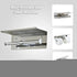 Stainless Steel Double Toilet Paper Holder Towel Roll Tissue Rack Storage Shelf