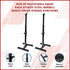 Adjustable Squat Rack Pair Steel Barbell Bench Press Stands Gym Home