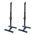 Adjustable Squat Rack Pair Steel Barbell Bench Press Stands Gym Home