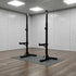 Adjustable Squat Rack Pair Steel Barbell Bench Press Stands Gym Home
