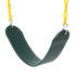 2 Pack Swings Seats Heavy Duty 66" Chain Plastic Coated Playground Swing