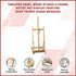 Tabletop Easel Wood Studio H-Frame Artist Art Display Painting Shop Tripod Stand Wedding