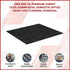 5m2 Box of Premium Carpet Tiles Commercial Domestic Office Heavy Use Flooring Charcoal