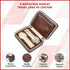 4 Watch Box Display Travel Case PU Leather