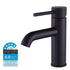 Solid Brass Bathroom Basin Mixer Tap, WELS 5-Star, Matte Black