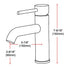 Solid Brass Bathroom Basin Mixer Tap, WELS 5-Star, Matte Black