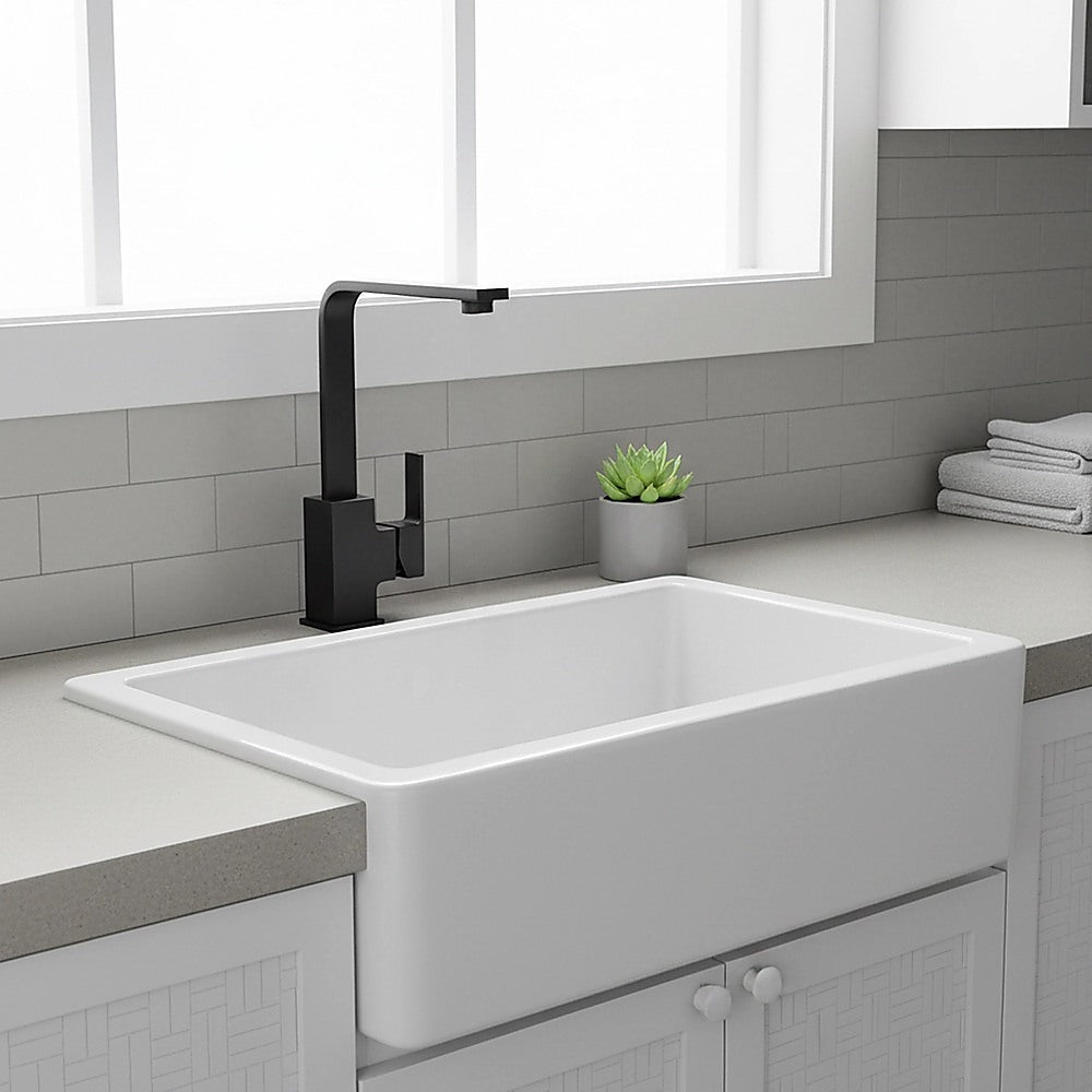 Kitchen Mixer Tap Faucet, Matte Black, WELS 4-Star Rated