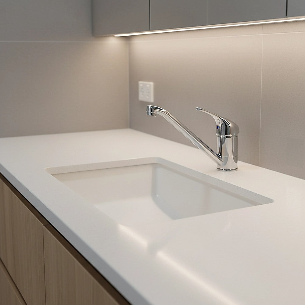 Basic Kitchen Mixer Tap in Polished Chrome, WELS 4-Star