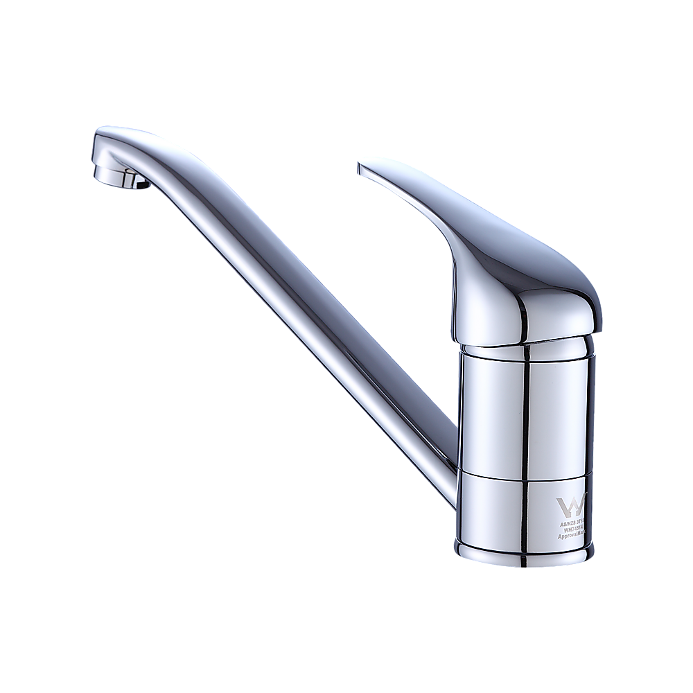 Basic Kitchen Mixer Tap in Polished Chrome, WELS 4-Star