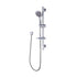 Handheld Shower Rail Set – Chrome, WELS 3‑Star, Stainless Steel Rail