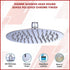200mm Shower Head Round 304SS Polished Chrome Finish